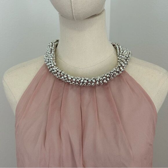 [Diane Von Furstenberg] NWT Pink Silk Dress - Size 8 - Picture 2 of 8